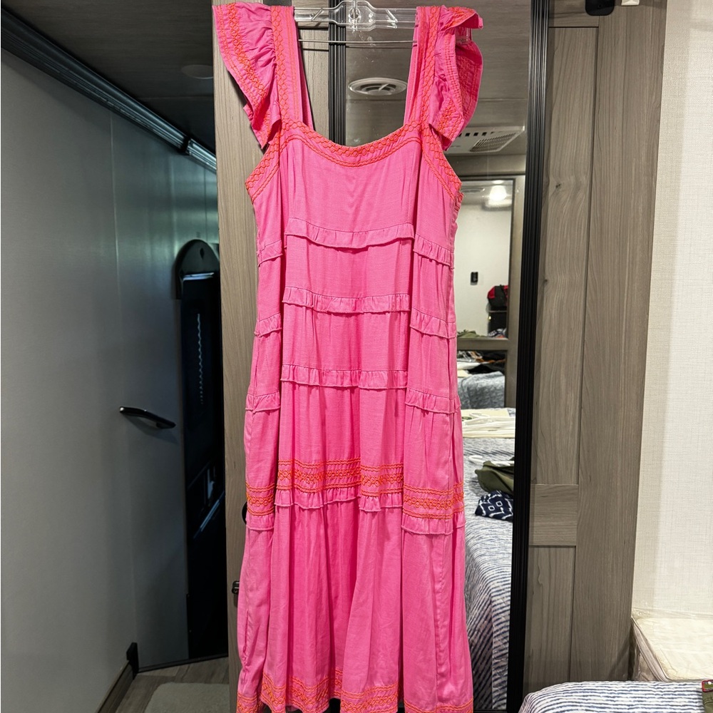 J. Marie Tiered Midi Dress